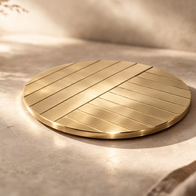 Some objects don’t ask for attention.
They change the atmosphere quietly.
Solid brass. Clean geometry. Warm light doing what it does best — turning a simple surface into a small ritual space.
Use it as a base for candles, incense, jewelry, or simply… nothing at all.
Because sometimes the most beautiful styling choice is space.
Minimal form. Heavy presence.
The kind of piece that makes a room feel calmer without saying a word.
Tell us — what would live on it in your home? 
#MinimalistDecor #BrassDecor #CalmHome #ScandinavianStyle #ModernHomeDetails SlowLiving WarmInteriors NeutralHome EuropeanHomeDecor NYHomeStyle