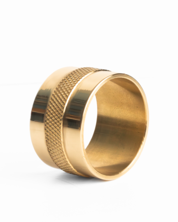 Solid brass napkin ring -Isfahan