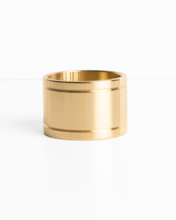 Solid brass napkin ring – London