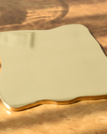 Solid brass coaster - Damla